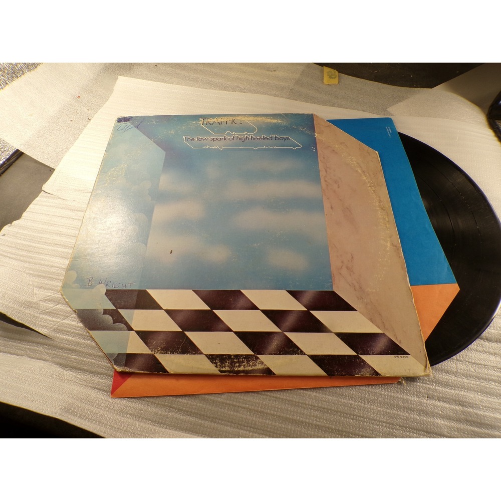 Traffic The Low Spark of High Heeled Boys Vinyl LP 1971 Island SW-9306 Die-Cut